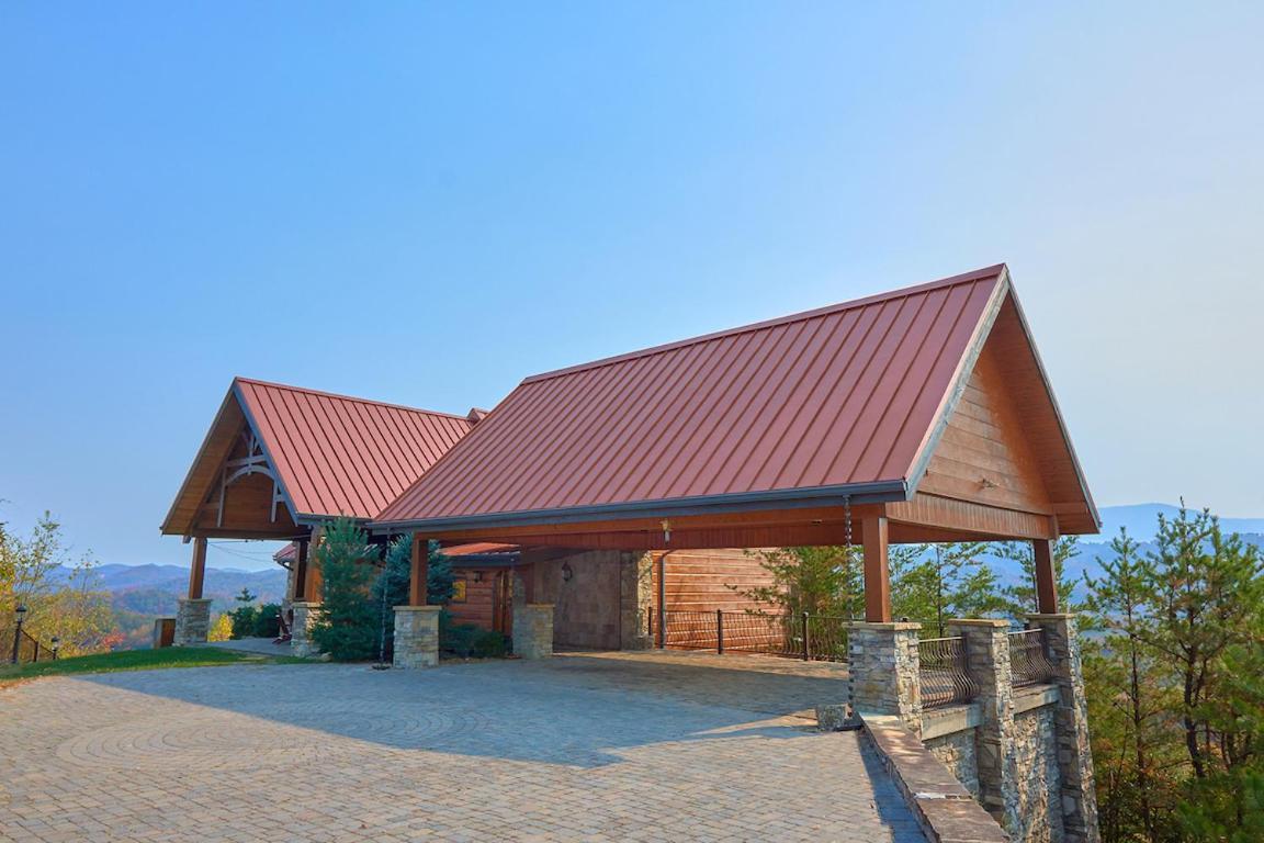 Journey'S End, 5 Bedrooms, Sleeps 12, Private Outdoor Pool, Theater, Sauna Sevierville Exterior photo